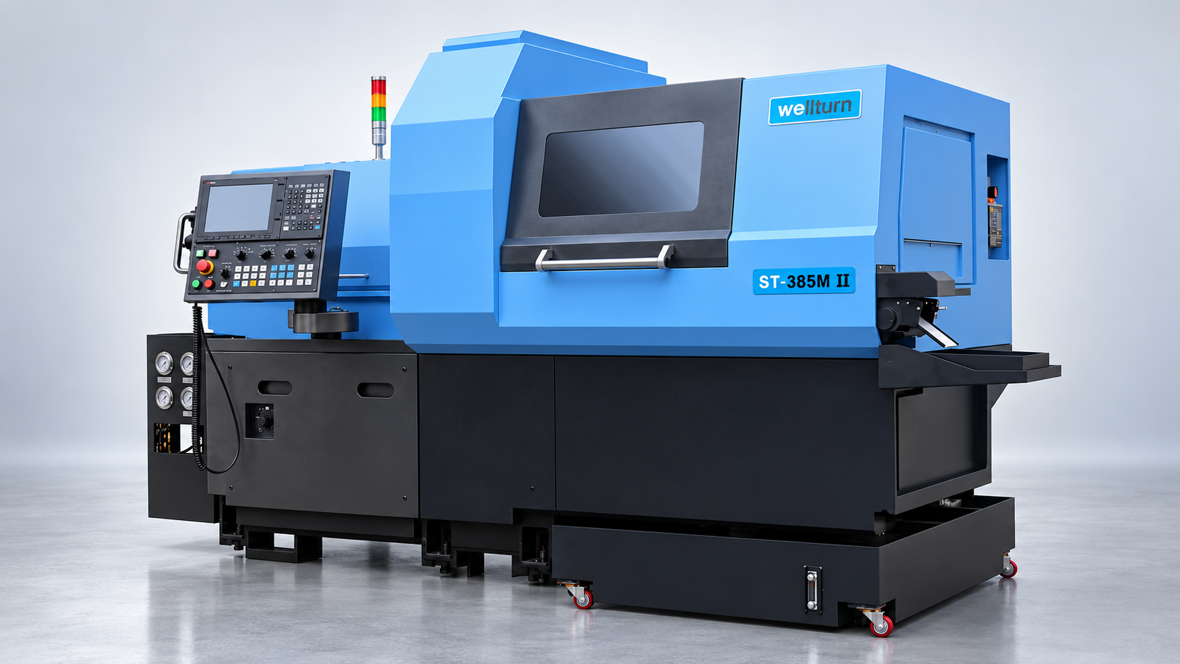 Wellturn ST-385M II CNC automatic lathe